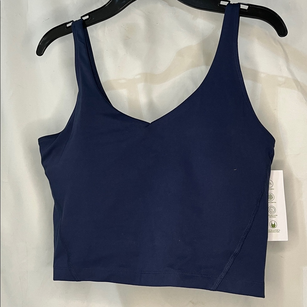 Gilly Hicks Navy Blue curvy active recharge bra